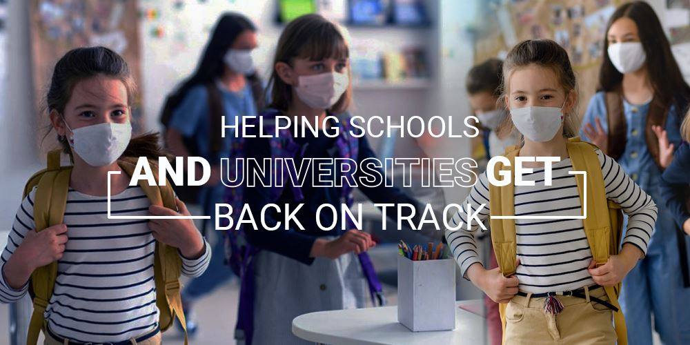 The outbreak taking a toll on the education ecosystem- We guaranteed ultimate protection to children & staff in schools and higher education systems