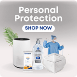 masks ppe gowns coveralls sanitizers air purifiers