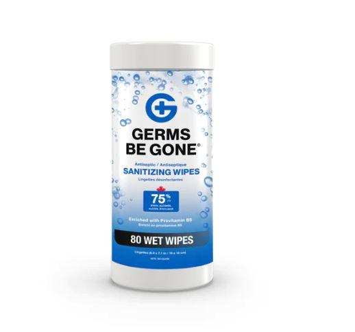 Germs Be Gone Sanitizing Wipes - Pack of 12 (80817) VizoCare 