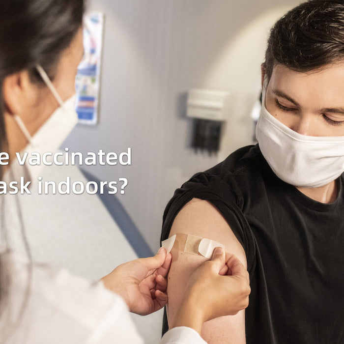 Should the vaccinated wear a mask indoors?