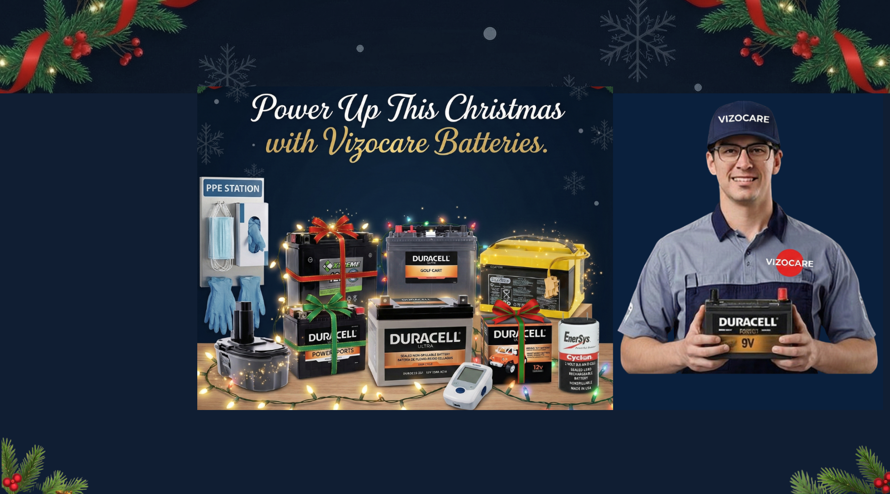 Power Up This Christmas with Vizocare Batteries