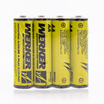 Werker Premium AA Alkaline Batteries 24-Pack: Dependable, Long-Lasting Power