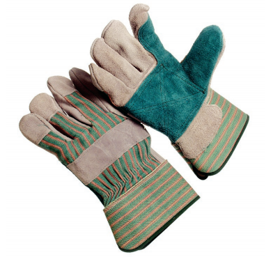 Seattle Glove 1270P Men's Double Palm Stripe Fabric Work Gloves