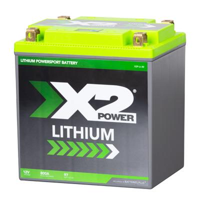 X2Power X2P30 Lithium Powersport Battery: 800A Pulse Cranking ATV UTV Power
