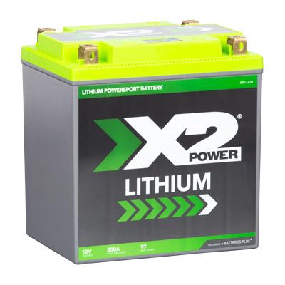 X2Power X2P30 Lithium Powersport Battery: 800A Pulse Cranking ATV UTV Power
