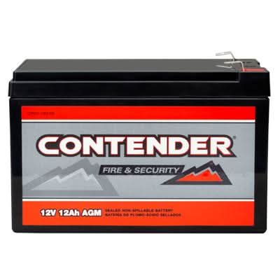 Contender 12V 12Ah AGM Fire and Security Battery (VIZ12-12F2-FS)
