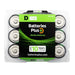 Batteries Plus D Alkaline Batteries 12-Pack: Leak-Proof, 10-Year Shelf Life Power