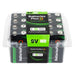 Reliable Batteries Plus 9V Alkaline Battery 12-Pack for Essential Home Devices