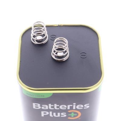 Batteries Plus 6V Alkaline Lantern Battery: Reliable F-Cell Power, Spring Terminals