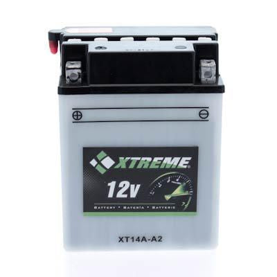 Xtreme High Performance 14A-A2 12V 190CCA Flooded Powersport Battery for ATVs Motorcycles