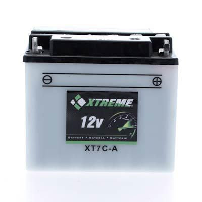 Xtreme 7C-A 12V 124CCA Flooded Powersport Battery for ATVs Motorcycles Snowmobiles