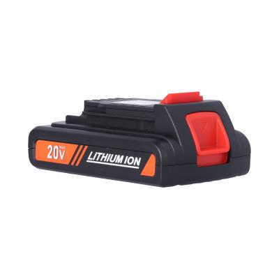 High-Capacity 20V 2.0Ah Lithium-Ion Battery for BLACK+DECKER MAX Cordless Tools