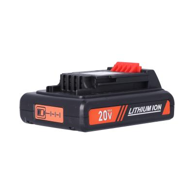High-Capacity 20V 2.0Ah Lithium-Ion Battery for BLACK+DECKER MAX Cordless Tools