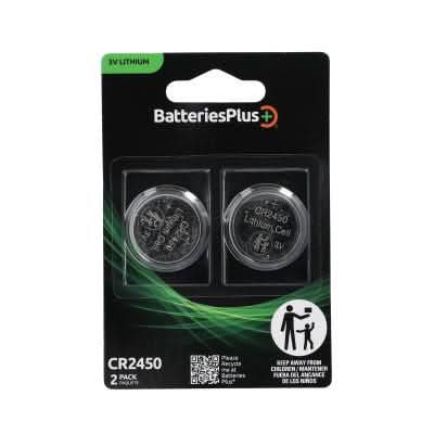 Batteries Plus 3V 2450 Lithium Coin Cell Battery - 2 Pack