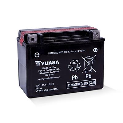 Yuasa YTX15L 12V 13Ah AGM Powersport Battery: Reliable Starts, Durable Power