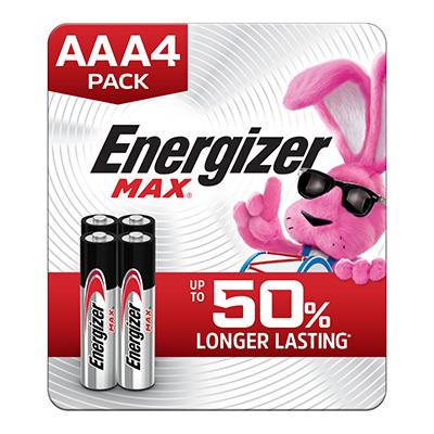 Energizer Max AAA Batteries 4-Pack: Long-Lasting, Leak-Resistant, Eco-Friendly Power