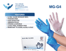 GP Craft 3.2 Mil Blue / Clear Vinyl Exam Gloves, Case of 1000 pcs. (MG-G4) - VizoCare