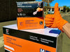 GP Craft 8.7 Mil Orange Nitrile Exam Diamond Grip Gloves, Case of 1000 pcs. (MG-G28O) - VizoCare