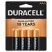 Duracell Coppertop AA LR6 Alkaline Batteries: Dependable Long-Lasting Power 4-Pack
