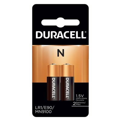 Duracell Coppertop 1.5V N LR1 Alkaline Batteries 2-Pack: Reliable Power for Devices
