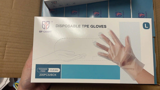 GP Craft Clear TPE Gloves, Case of 2000 pcs. (MG-G5) - VizoCare