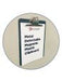 Detectamet Metal Detectable Plastic Clipboard for Food Processing Environments