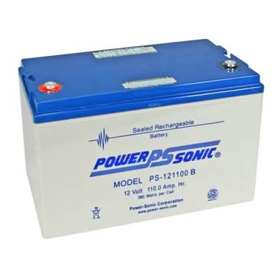 Power Sonic 12V 110AH AGM Sealed Lead Acid (SLA) Battery with C Terminals (VIZPS-121100C)