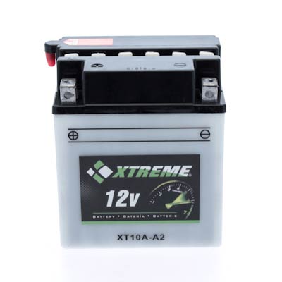 Xtreme 10A-A2 12V 160CCA Flooded Powersport Battery for Motorcycle ATV