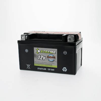 High-Performance Xtreme 7A-BS 12V 90CCA AGM Powersport Battery for Motorcycles ATVs