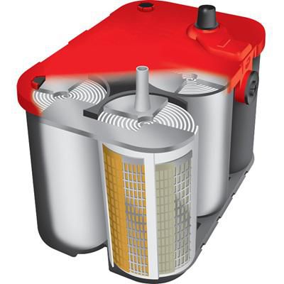 Optima Red Top 800CCA AGM Car Battery: Group 78, Powerful, Durable, Vibration Resistant