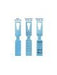 Detectamet Metal Detectable Keyhole Loop Tags and Adhesive Tape