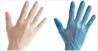 GP Craft 3.2 Mil Blue / Clear Vinyl Exam Gloves, Case of 1000 pcs. (MG-G4) - VizoCare
