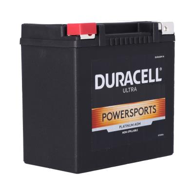 Duracell Ultra 14-BS 12V 220CCA AGM Powersport Battery - Spill-Proof, Maintenance-Free