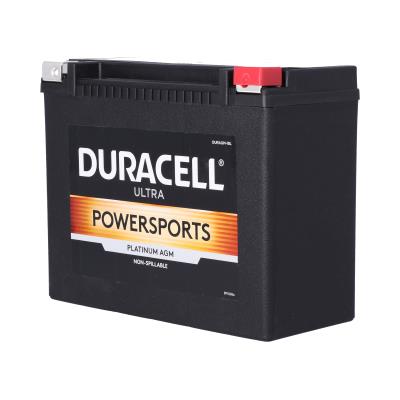 Duracell Ultra 18L-BS 12V 330CCA AGM Powersport Battery: Spill-Proof Design