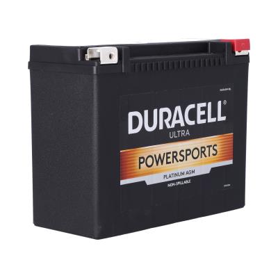 Duracell Ultra 18L-BS 12V 330CCA AGM Powersport Battery: Spill-Proof Design