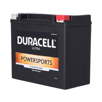 Duracell Ultra 20HL-BS 12V 310CCA AGM Powersport Battery for Motorcycles & ATVs