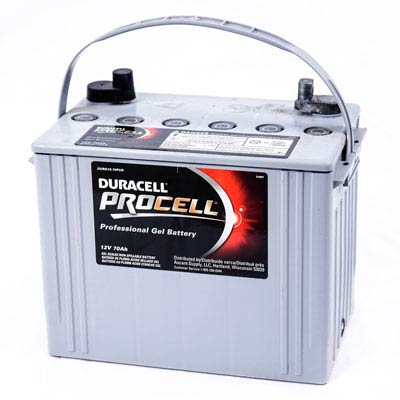 Duracell ProCell 12V 70AH GEL Sealed Lead Acid Battery P-Terminals