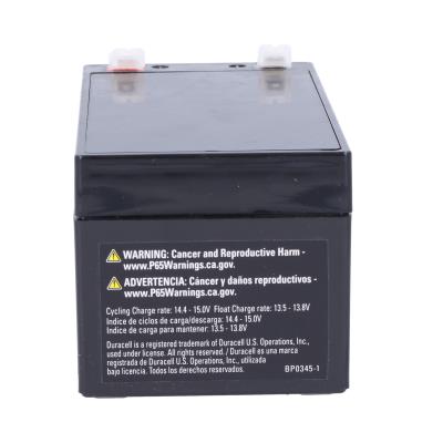 Duracell Ultra 12V 3.3AH AGM SLA Battery F1 Terminals UPS Emergency Lighting