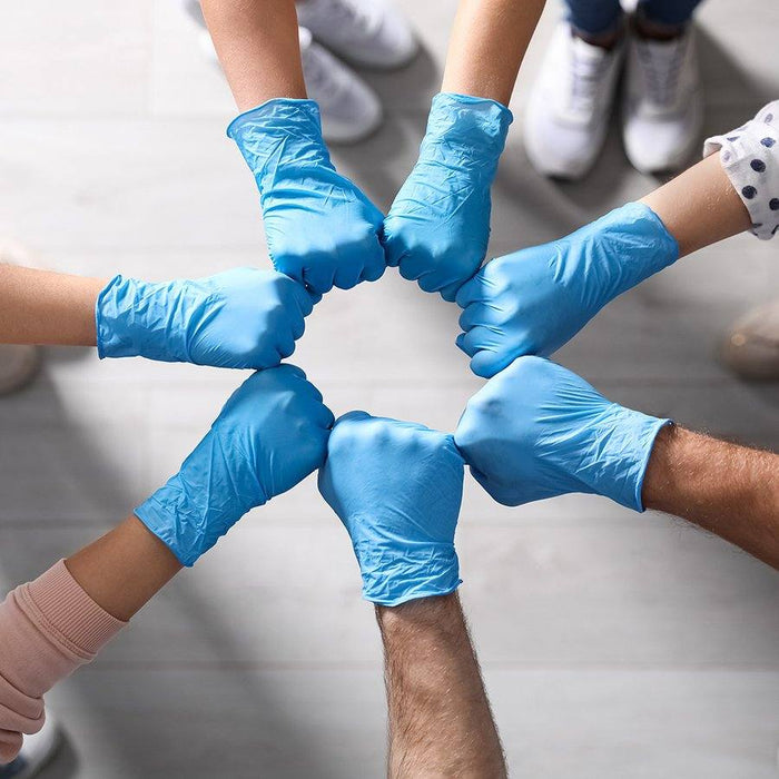 Aurelia Protégé 4.5 Mil Light Blue Nitrile Exam Gloves (MG-SP24F)