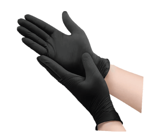 Aurelia 6 Mil black Nitrile Powder-Free Exam Gloves (MG-SB26B