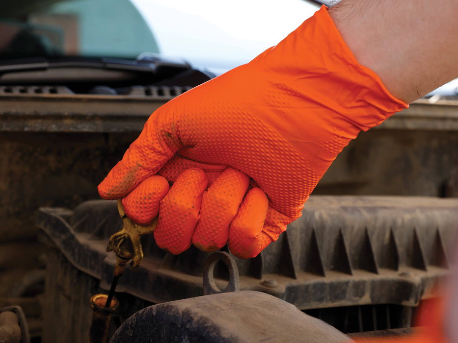 Aurelia Ignite Orange Nitrile Exam, 7 mil Gloves (MG-SI27OF)