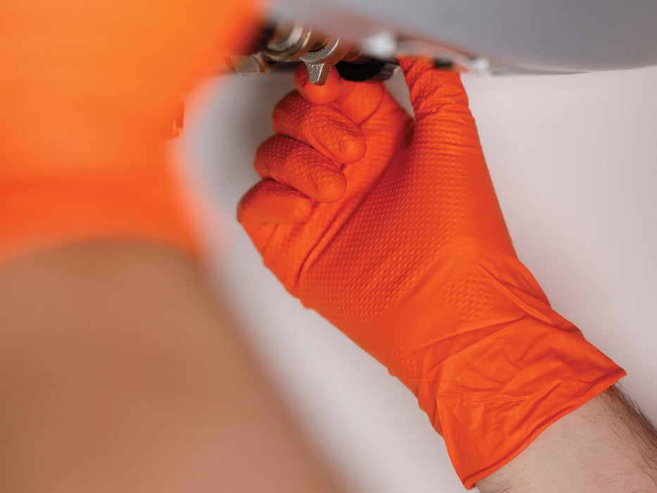 Aurelia Ignite Orange Nitrile Exam, 7 mil Gloves (MG-SI27OF)