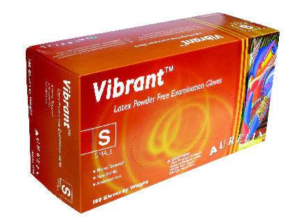 Aurelia Vibrant Micro-textured 5.5 Mil Powder Free Latex Exam Gloves (MG-SV35W)