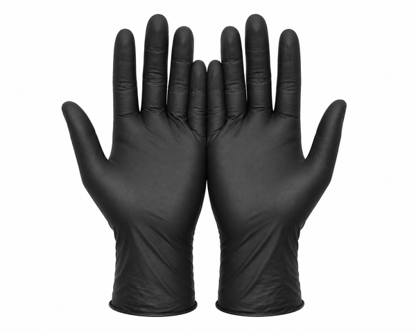 GROWL BLACK 4MIL INDUSTRIAL NITRILE CHEMO- FENTANYL GLOVES (MG-GR24BF)