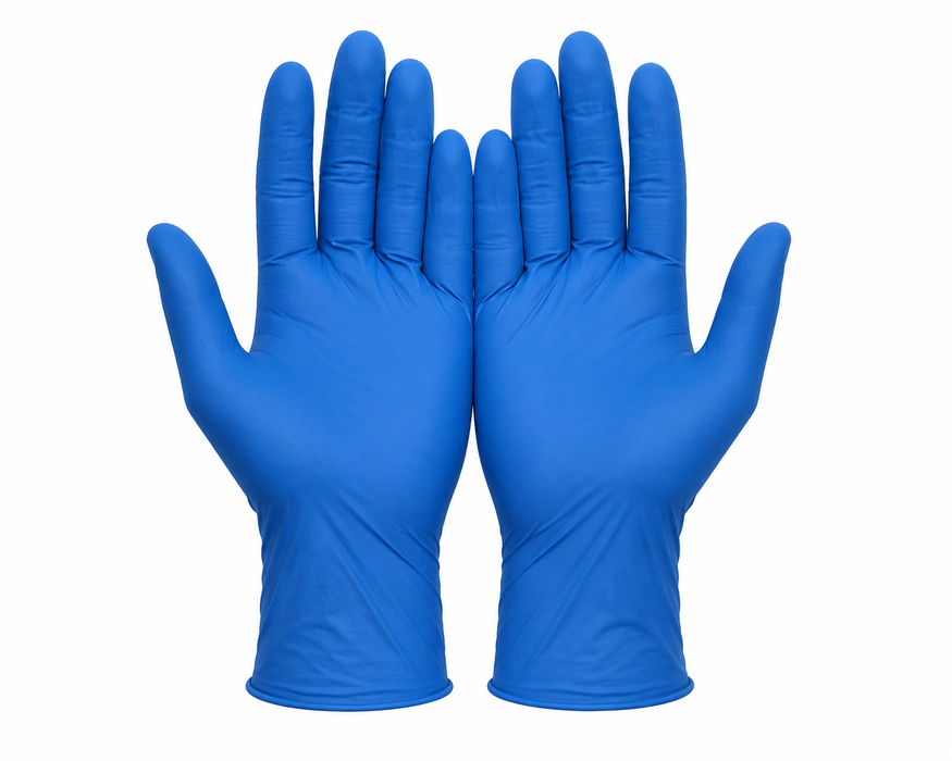 GROWL BLUE 4MIL NITRILE CHEMO FENTANYL GLOVES INDUSTRIAL (MG-GR24F)