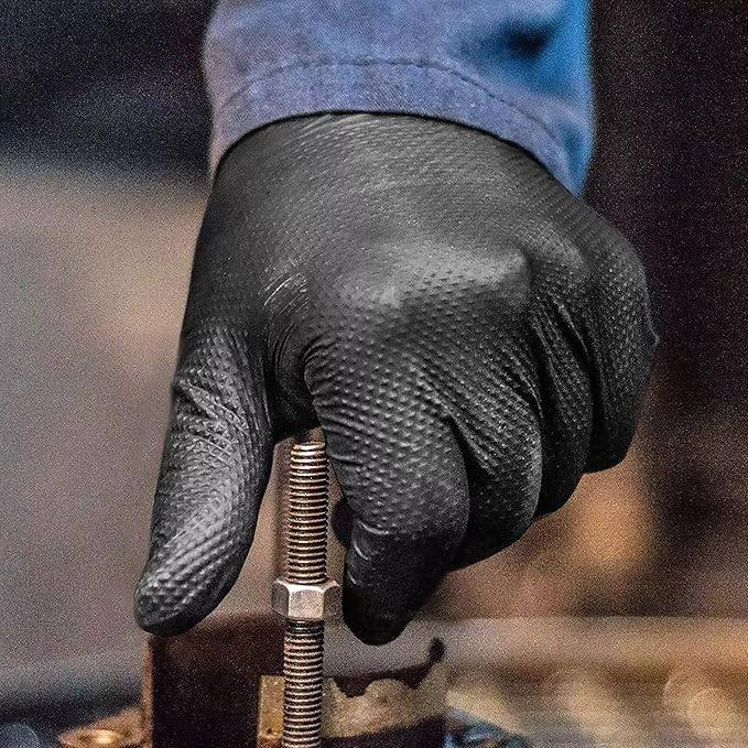 GP Craft 8 Mil Black Nitrile Powder-Free Gloves (MG-G28B)
