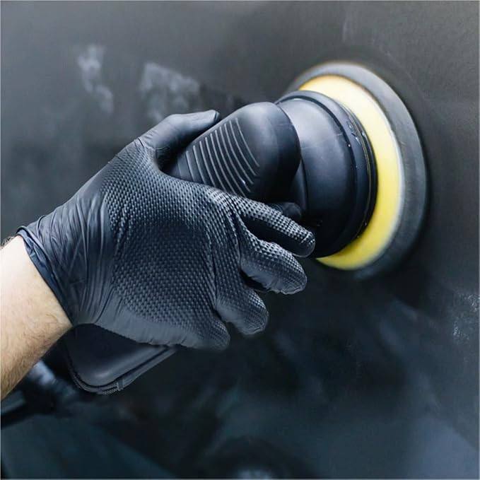 GP Craft 8 Mil Black Nitrile Powder-Free Gloves (MG-G28B)