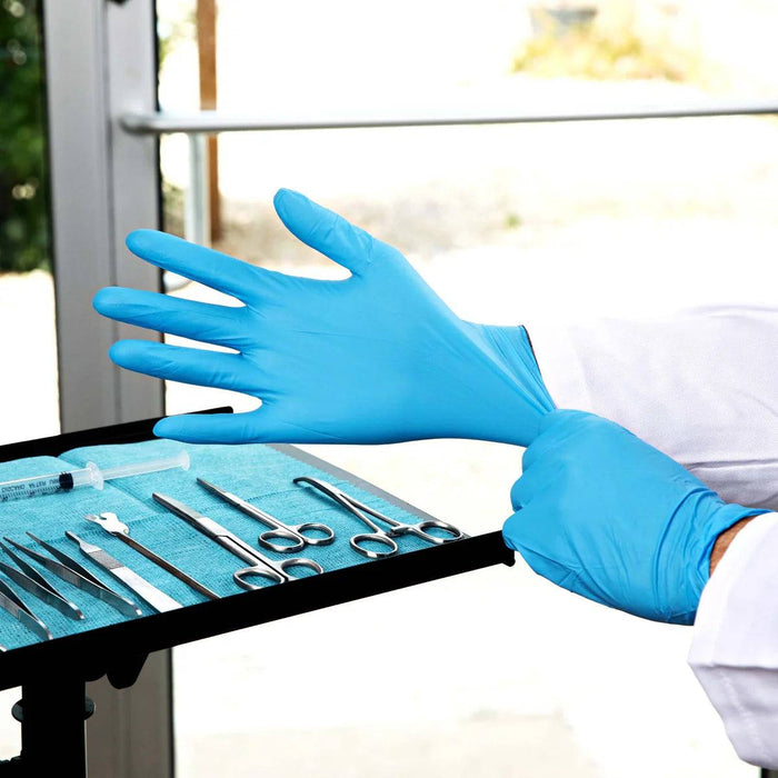 Nitrile Gloves - 4mil blue 100 / Box (NPP-MG-24)