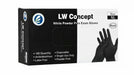 Lw Concept 5 Mil Black Nitrile Exam Gloves (MG-LW25BF)