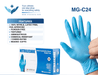 CarePlus 4 Mil Blue Nitrile Chemo Exam Gloves, Case of 1000 pcs. (MG-C24) - VizoCare